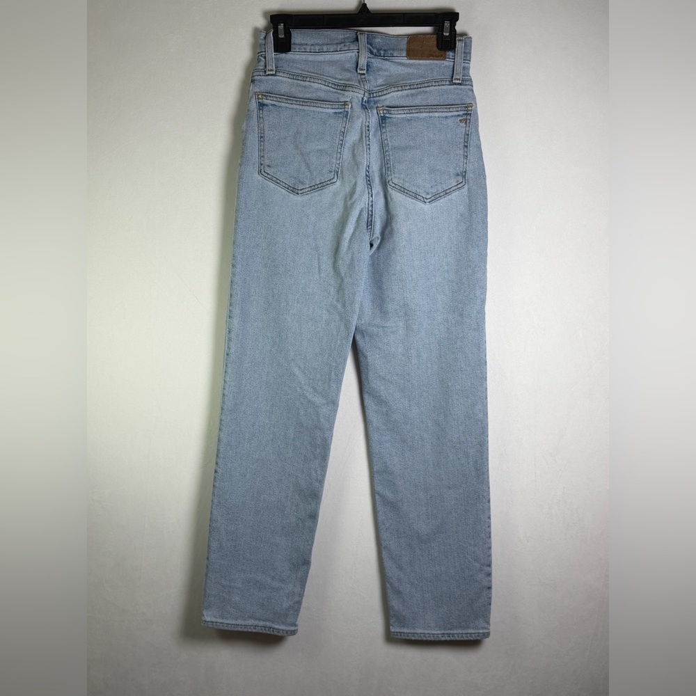 Madewell Women’s The Perfect Vintage Straight Jean High Rise Button Fly Size 25 - Picture 3 of 11